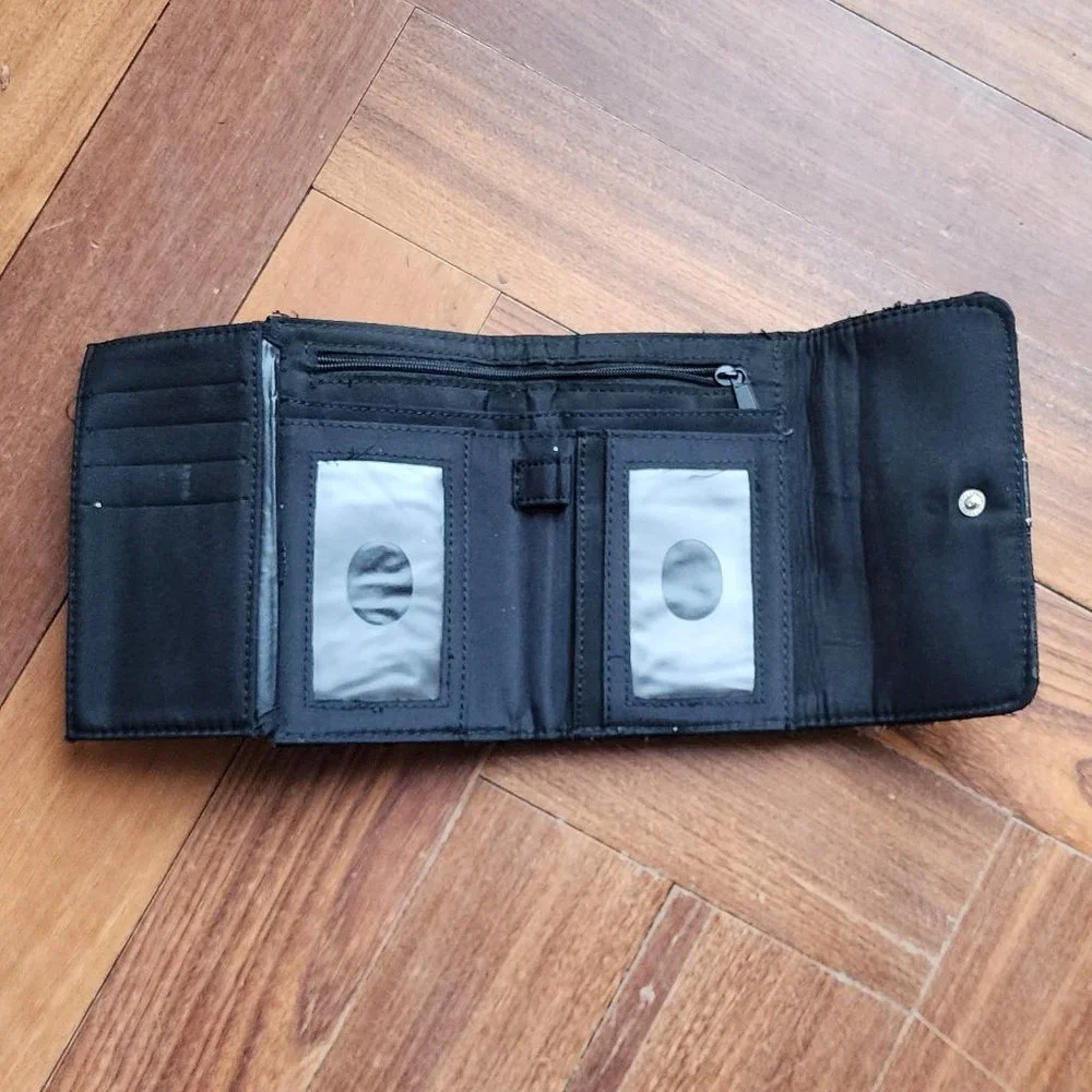 Target Small Black Fold-Up Wallet